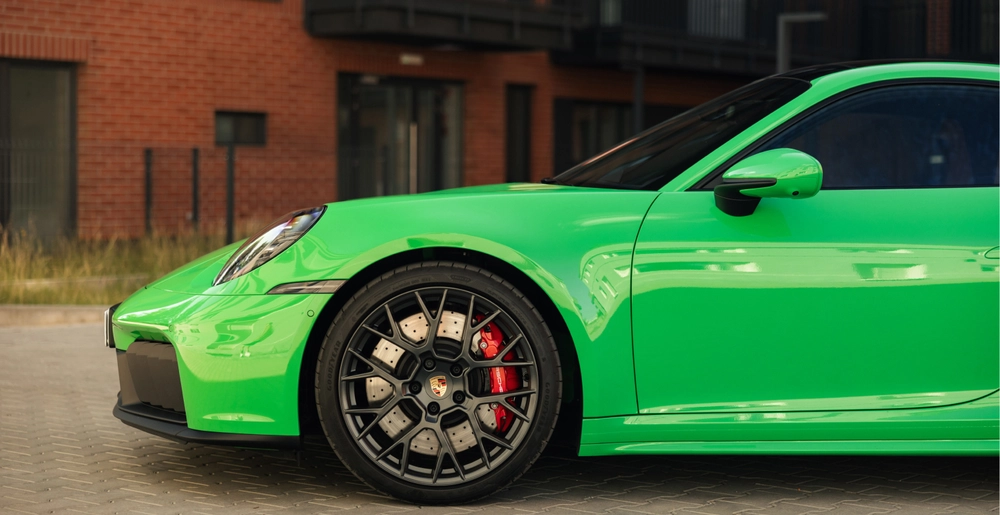 Premium Porsche 911 Carrera GTS interior with leather sport seats