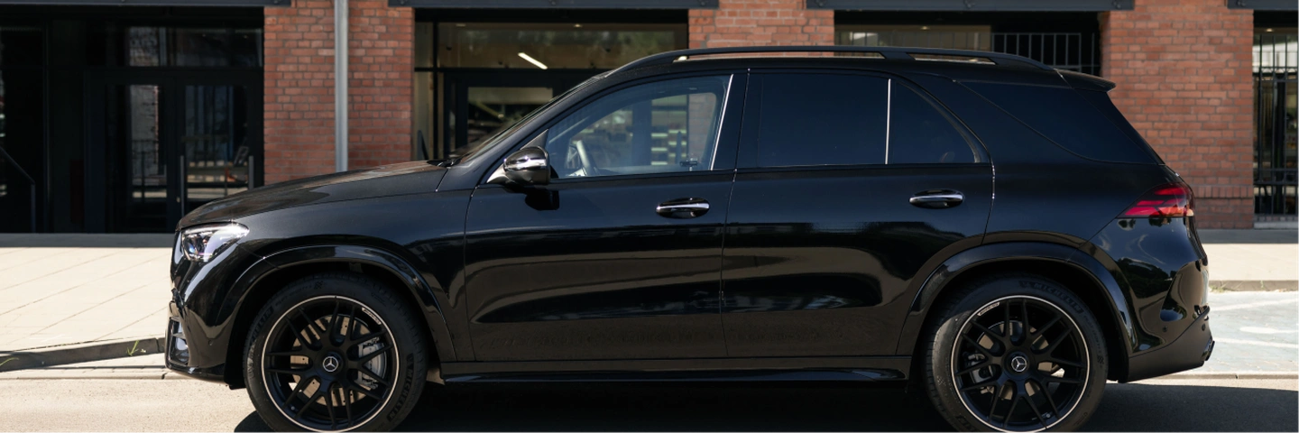 Reserve Mercedes-AMG GLE 53 luxury SUV rental in Warsaw